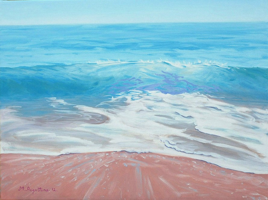 Crystal Blue 76x101cm $1000